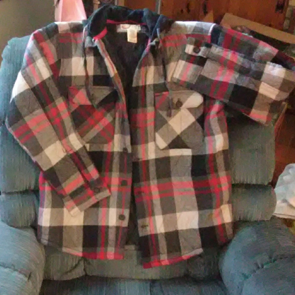 Insulated flannel shirt/jacket/hoodie